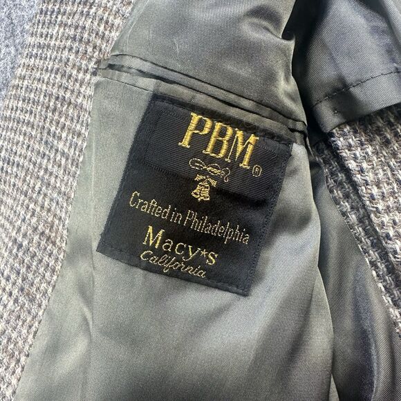 Harris Tweed Blazer Men 40R Brown Wool Vintage Jacket Sport Coat Classic Preppy - Picture 8 of 16